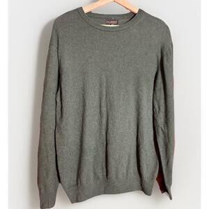 Emi Maglia Italy Wool Cashmere Blend Sweater Green XXL Quiet Luxury Pullover